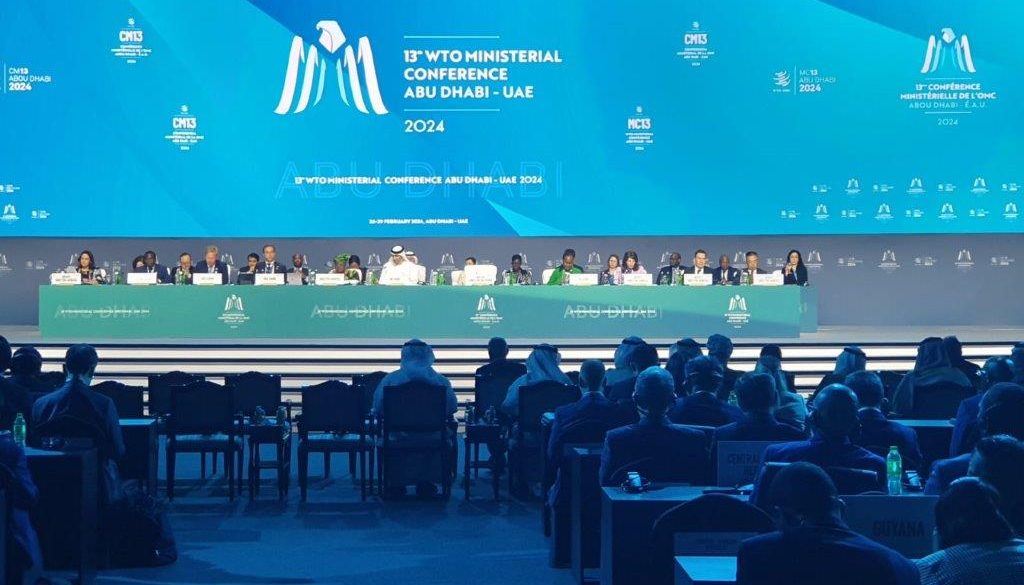المؤتمر الوزاري الـ 13 لمنظمة التجارة العالمية ينطلق في أبوظبي بمشاركة 175 وفداً