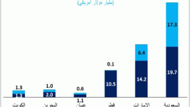 75.5 مليار دولار حجم الإصدارات الأولية للسندات والصكوك الخليجية