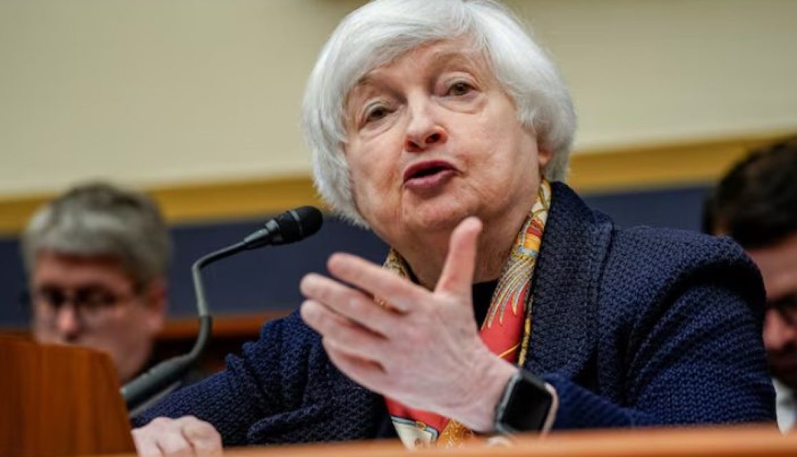 US Treasury's Yellen inflation will continue to ease over time