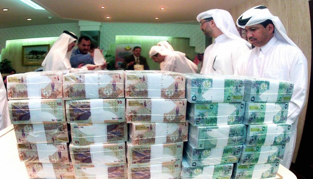 Officials from the Qatar Central Bank ha