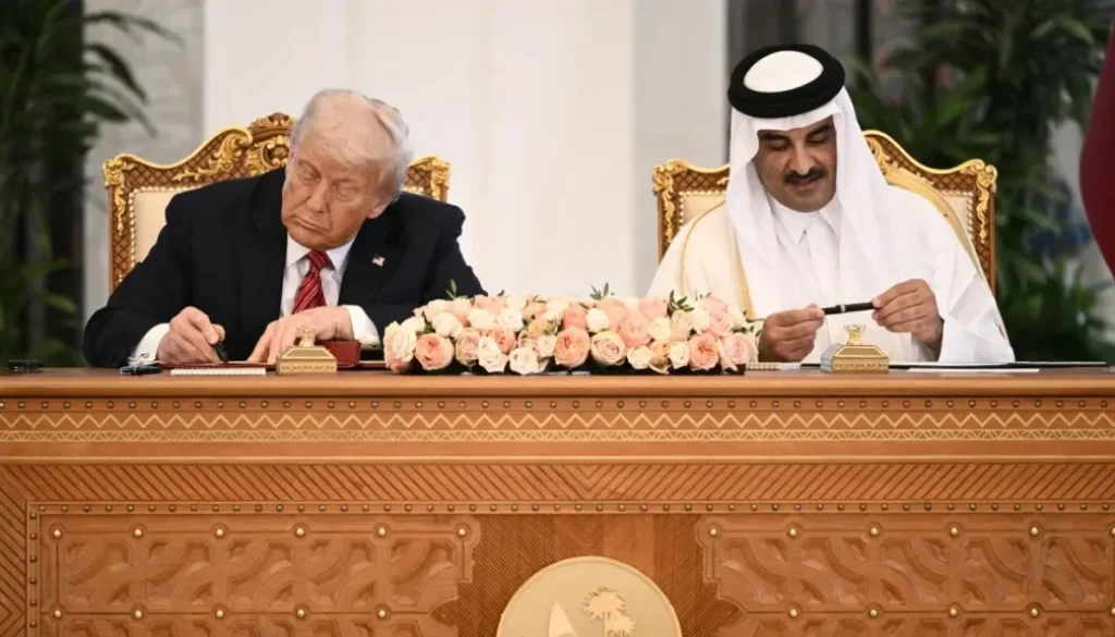 ترامب يحصل على تعهد اقتصادي تاريخي في قطر بمبلغ 1.2 تريليون دولار