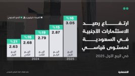 رصيد الاستثمار الأجنبي في السعودية يتخطى 3 تريليونات ريال بدعم سندات الدين