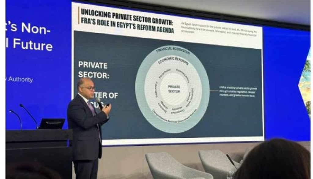 فريد إصلاح بيئة الأعمال بالقطاع المالي غير المصرفي لتعزيز ثقة المستثمر