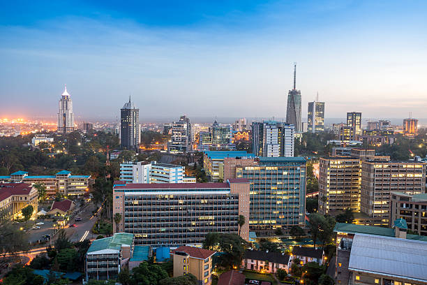 Modern Nairobi cityscape - capital city of Kenya, East Africa Modern Nairobi cityscape - capital city of Kenya, East Africa