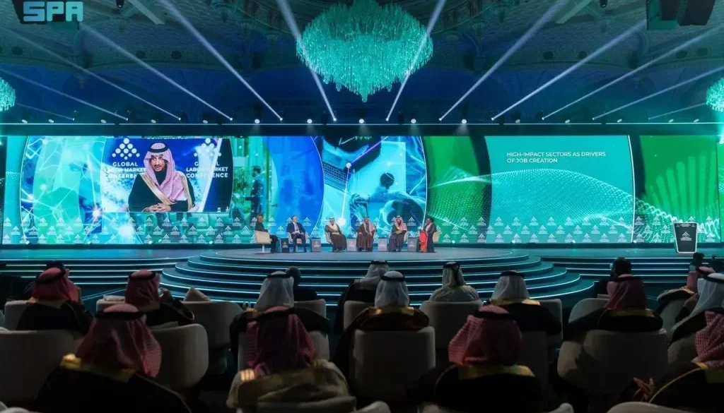 45 اتفاقية وحضور دولي رفيع المستوى في اليوم الأول من المؤتمر الدولي لسوق العمل