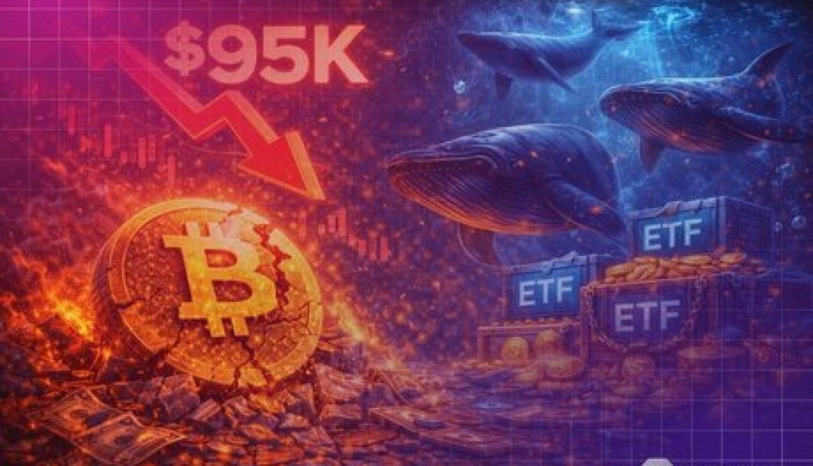 Bitcoin Falls Below $95K, But ETF Demand Just Hit Statistical Extremes – Are Whales Loa...