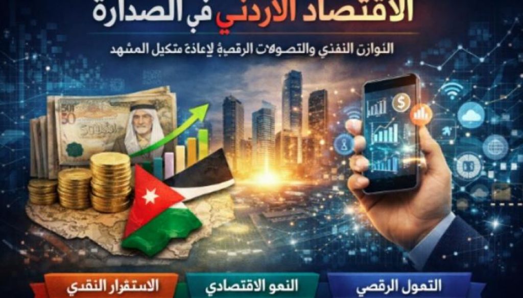 الاقتصاد الأردني في الصدارة التوازن النقدي والتحولات الرقمية لإعادة تشكيل المشهد