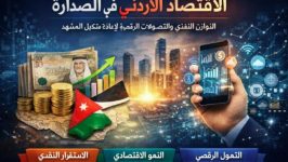 الاقتصاد الأردني في الصدارة التوازن النقدي والتحولات الرقمية لإعادة تشكيل المشهد