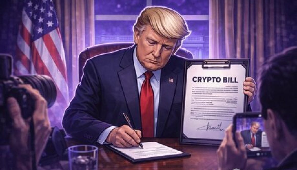 President Trump Says Crypto Market Structure Bill Will Pass Soon