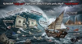 عاصفة الجنيه الدولار يكسر حاجز الـ 53 ومصر تصارع أمواج حرب إيران الاقتصاديّة
