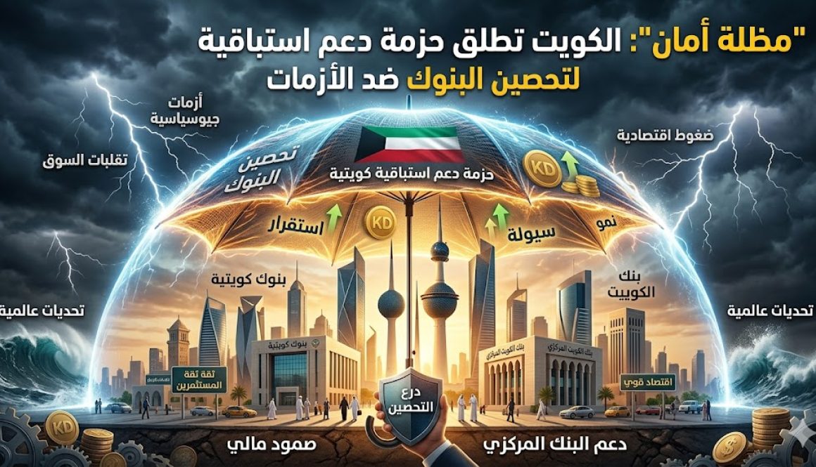 مظلة أمان الكويت تطلق حزمة دعم استباقية لتحصين البنوك ضد الأزمات