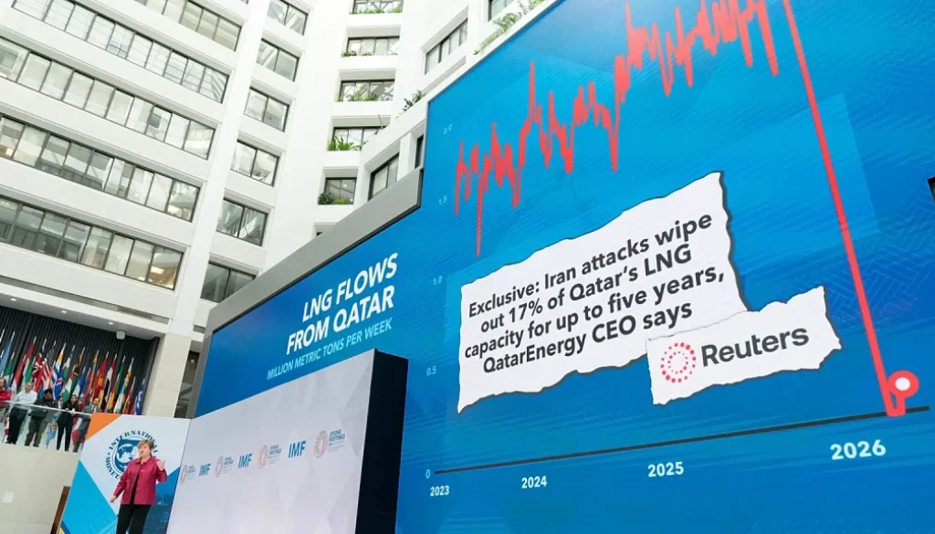 صندوق النقد الدولي يخفض توقعات النمو العالمي ويحذر من تصاعد التضخم بسبب حرب إيران