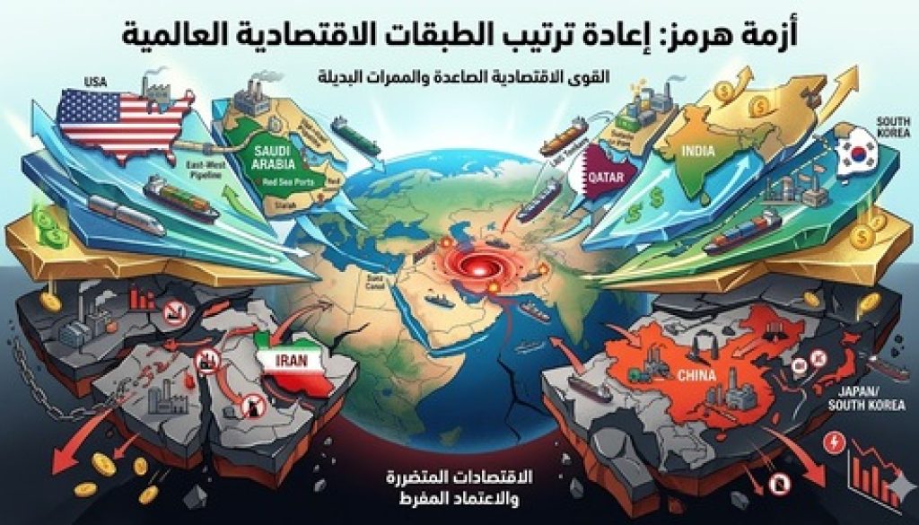 كيف أعادت أزمة هرمز ترتيب الطبقات الاقتصادية العالمية؟