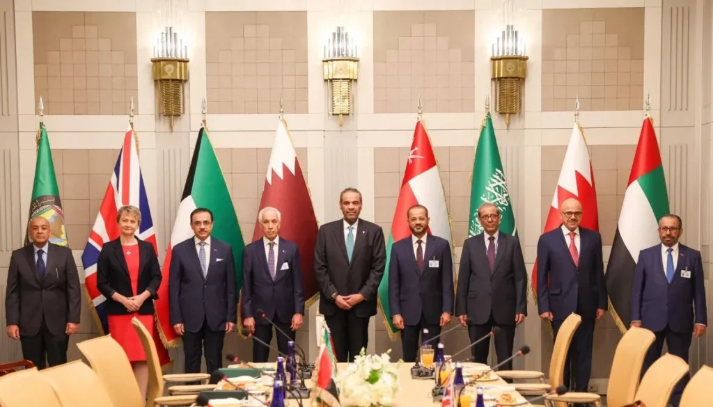 الأربعاء... توقيع البيان الختامي لاتفاقية التجارة الحرة بين الخليج وبريطانيا
