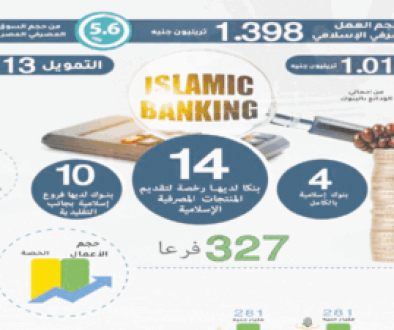 (1.711 تريليون) جنيه حجم الصناعة المالية الإسلامية بالسوق المصرية