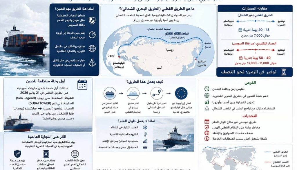 من «هرمز» إلى القطب الشمالي... بكين تعيد رسم طرق التجارة إلى أوروبا1