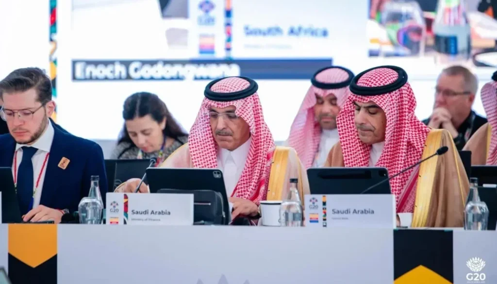 الجدعان في اجتماع مجموعة العشرين الاقتصاد العالمي صامد لكنه أكثر عرضة للمخاطر
