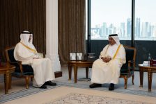 وزير المالية يجتمع مع رئيس مجموعة البنك الإسلامي للتنمية ورئيس صندوق الأوبك للتنمية
